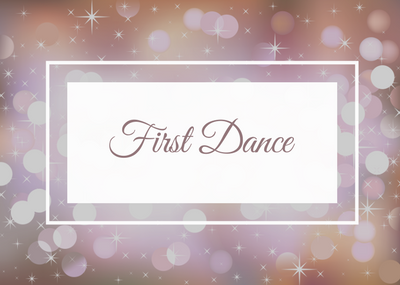 First Dance Songs